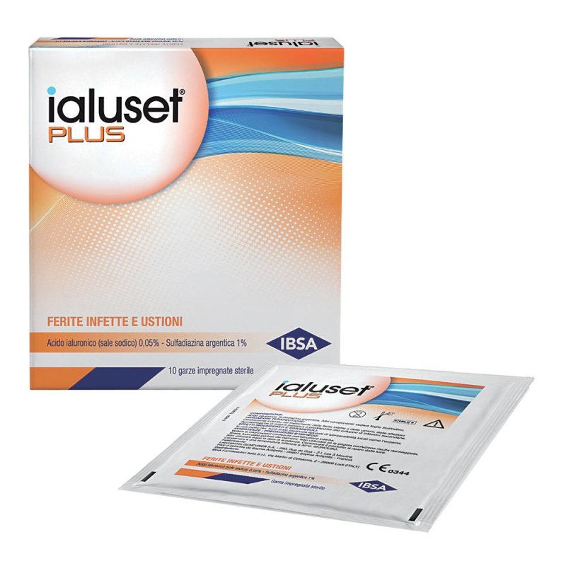 IBSA Dispositivi Medici Ialuset Plus Crema Acido Ialuronico 10 Garze IBSA Dispositivi Medici Ialuset Plus Crema Acido Ialuronico 10 Garze