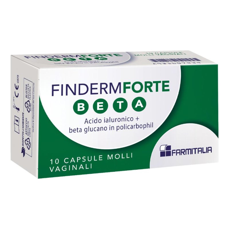 Finderm Forte Beta Confezione 10 Capsule Molli