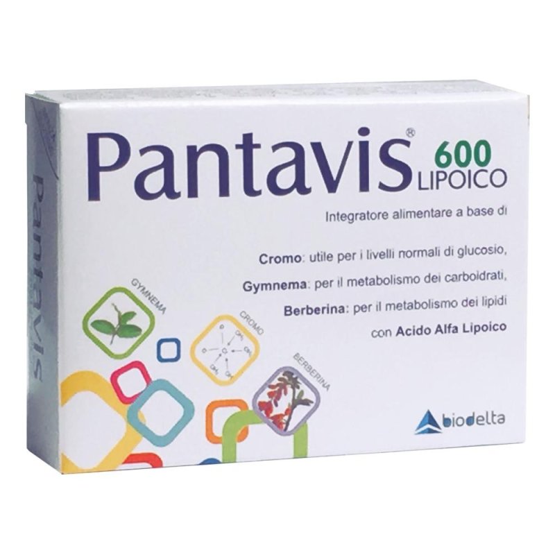 Biodelta Pantavis 600 Lipoico 20 Compresse Biodelta Pantavis 600 Lipoico 20 Compresse