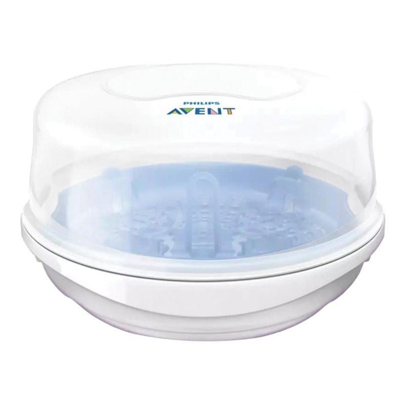 Philips Avent Sterilizzatore a Vapore per Microonde per Biberon e Accessori per Neonati, Compatto e Veloce Philips Avent Sterilizzatore a Vapore per Microonde per Biberon e Accessori per Neonati, Compatto e Veloce
