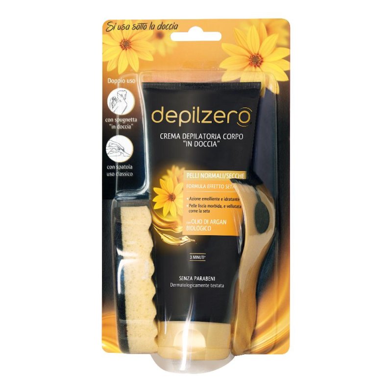 DEPILZERO ARGAN CR DOCCIA 200ML< DEPILZERO ARGAN CR DOCCIA 200ML<