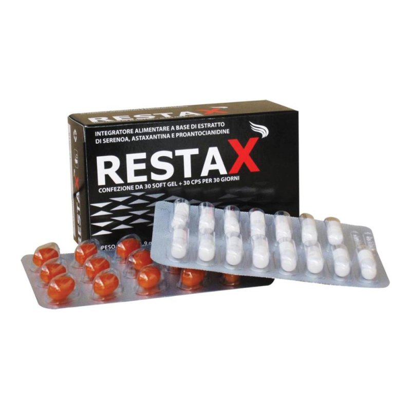 Wikenfarma Restax 30 Capsule + 30 Capsule Softgel Wikenfarma Restax 30 Capsule + 30 Capsule Softgel
