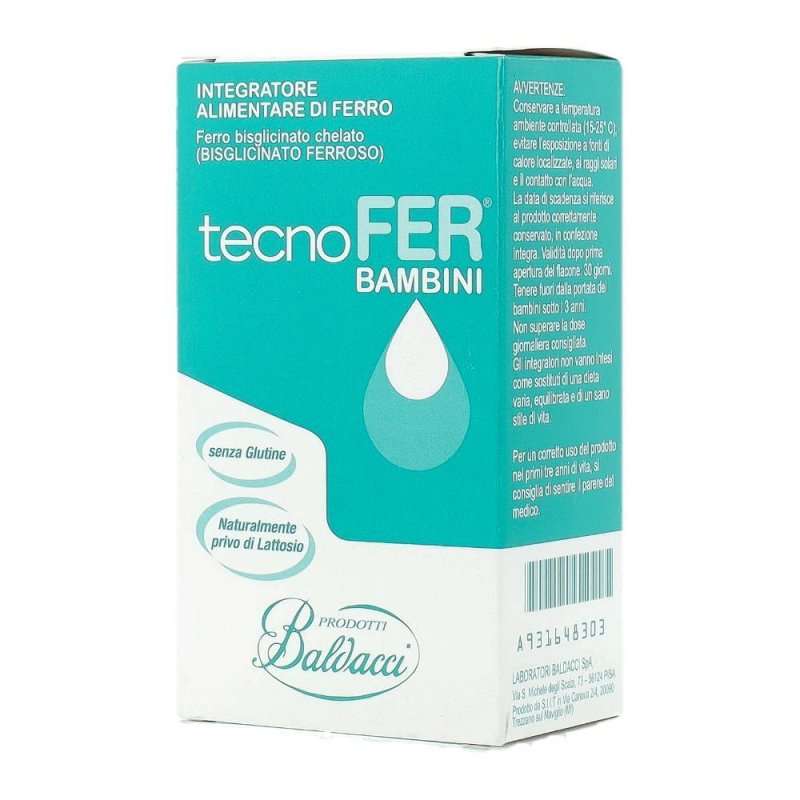 Laboratori Baldacci Tecnofer Bambini Gocce 30 Ml Laboratori Baldacci Tecnofer Bambini Gocce 30 Ml