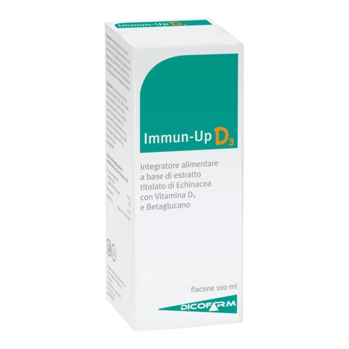 Immun-Up D3 100 ml sciroppo per difese immunitarie  - Dicofarm Spa