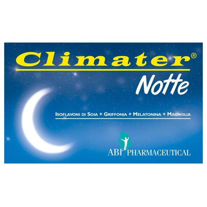 ABI Pharmaceutical Sonno e Serenità Climater Notte 20 Compresse ABI Pharmaceutical Sonno e Serenità Climater Notte 20 Compresse