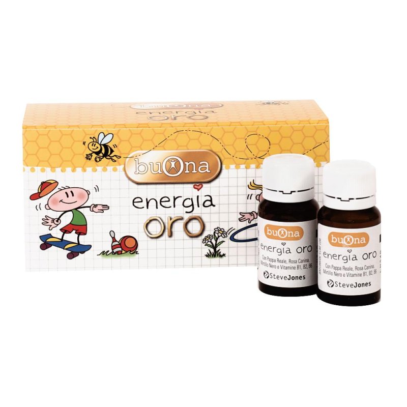Steve Jones Buona Energia Oro 10 Flaconcini Da 10 Ml