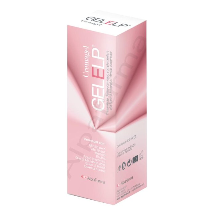 Gelelp CremaGel 100 ml crema gel idratante per la pelle formula leggera Gelelp CremaGel 100 ml crema gel idratante per la pelle formula leggera