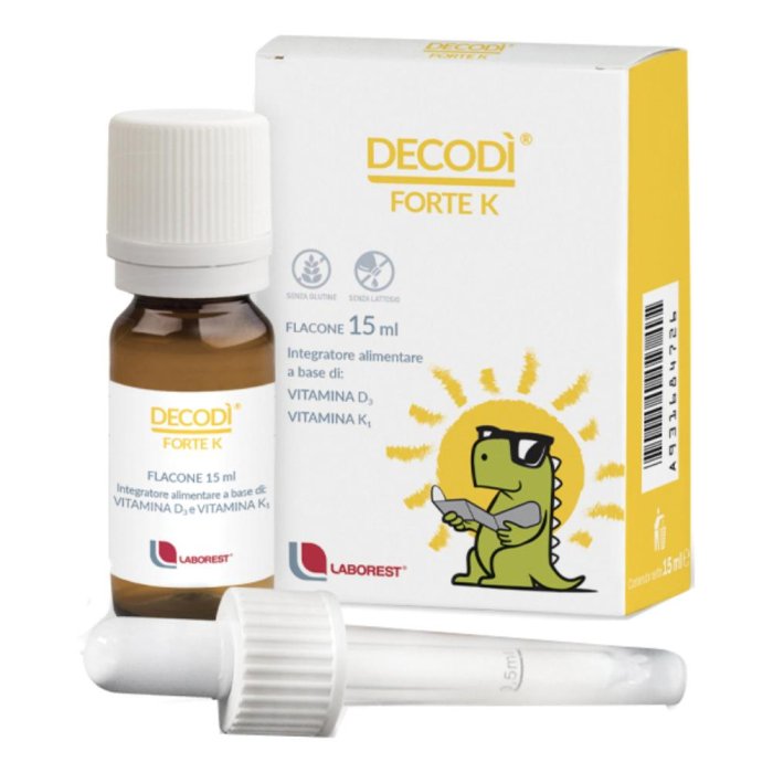 AR Fitofarma Neonati Decodì K Forte Integratore Alimentare Gocce 15 ml AR Fitofarma Neonati Decodì K Forte Integratore Alimentare Gocce 15 ml
