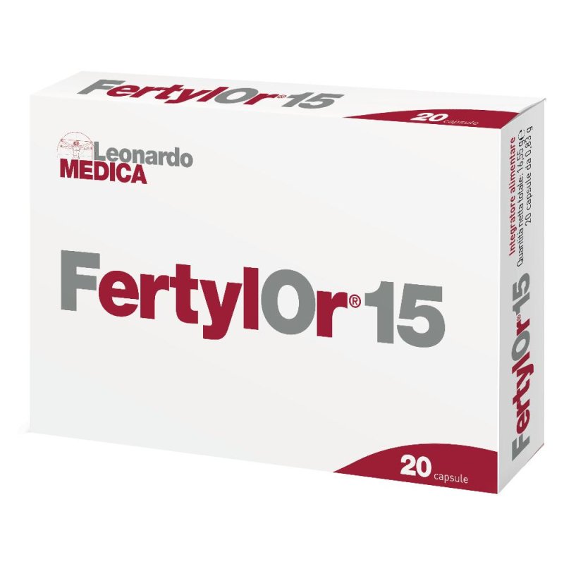Fertylor 15 Integratore Alimentare  Favorisce La Fertilità Maschile 20 Capsule