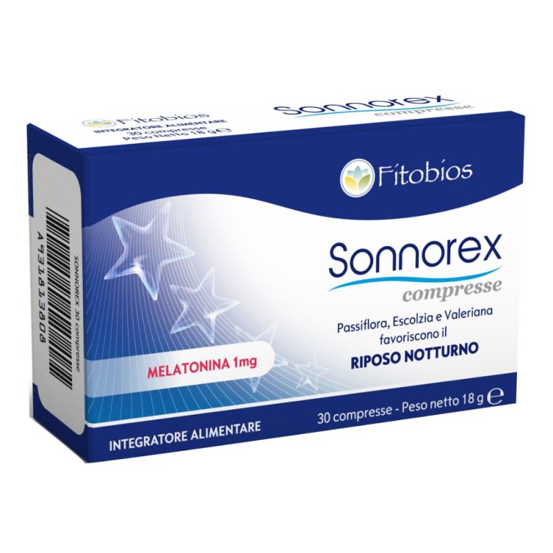 Fitobios Sonnorex Compresse Riposo Notturno 30 Compresse