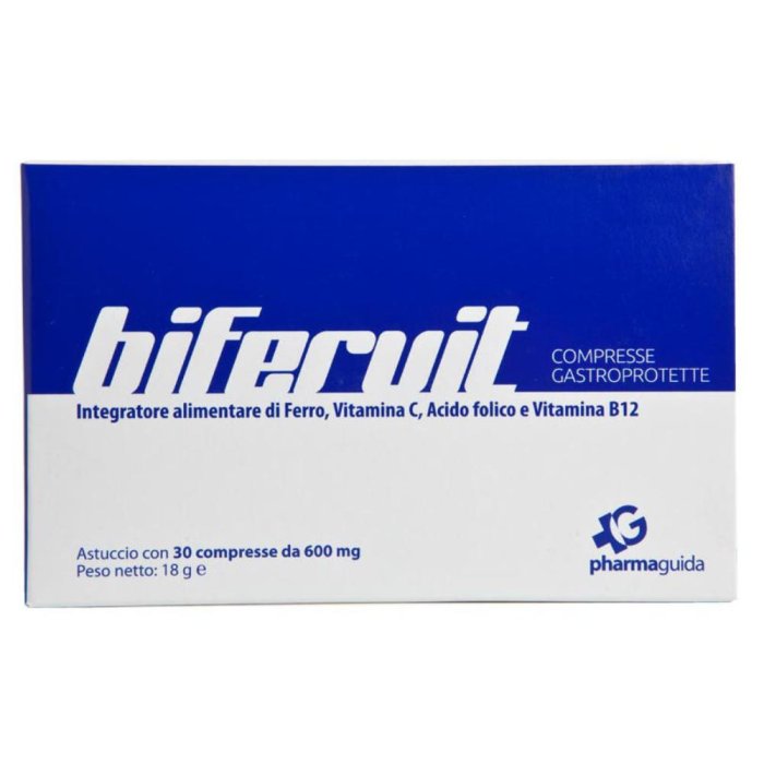 Pharmaguida  Vitamine Minerali Bifervit Integratore Alimentare 30 Compresse