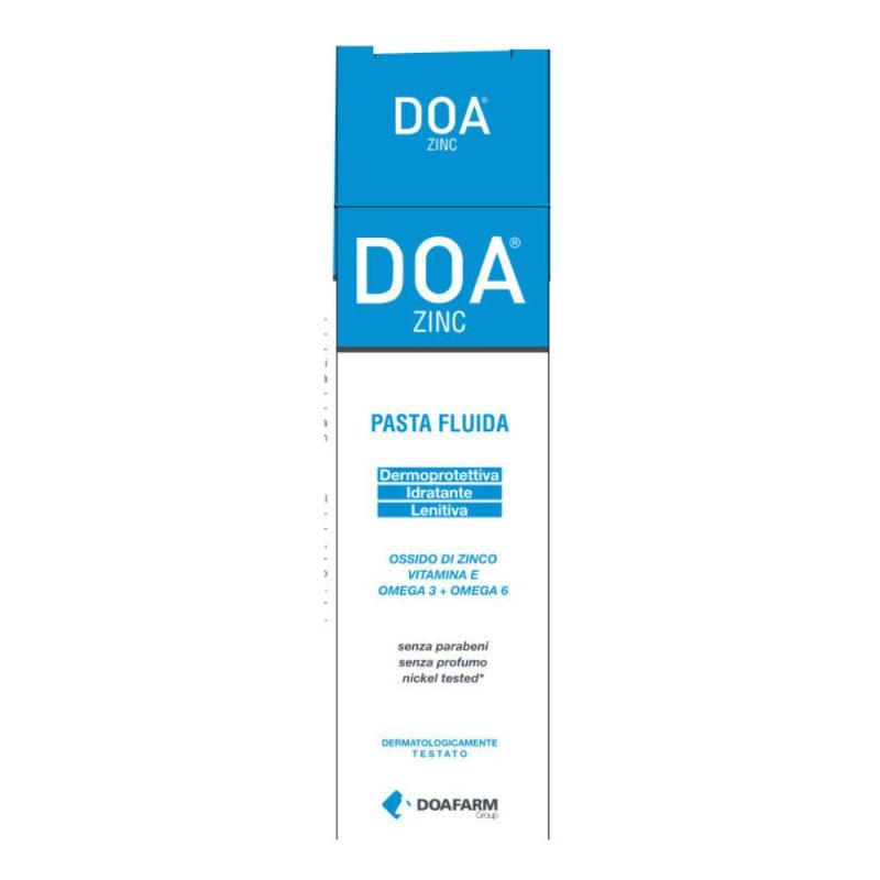 Doa Zinc Pasta Fluida Idratante Lenitiva, 75ml Doa Zinc Pasta Fluida Idratante Lenitiva, 75ml