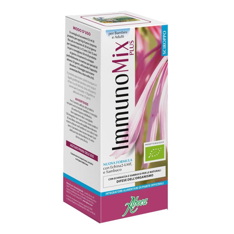 Aboca ImmunoMix Plus Integratore Alimentare Sciroppo Bambini Aboca ImmunoMix Plus Integratore Alimentare Sciroppo Bambini