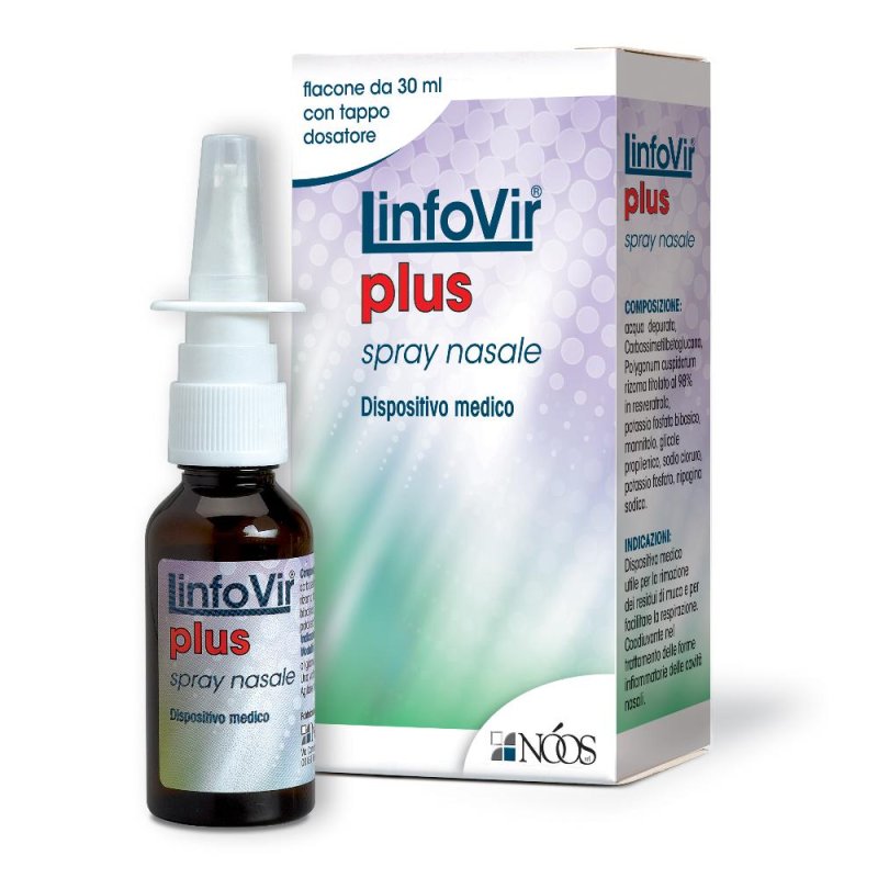 Linfovir - Plus Spray Nasale Confezione 30 Ml Linfovir - Plus Spray Nasale Confezione 30 Ml
