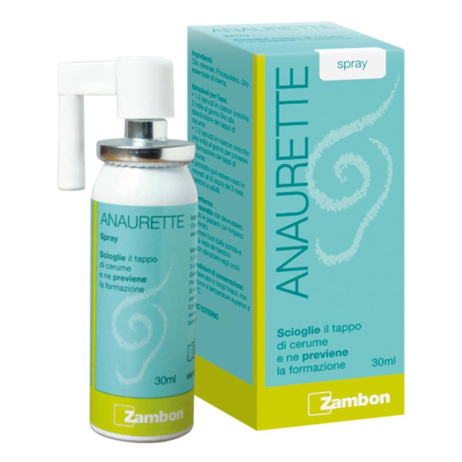 Zambon Anaurette Spray Per Rimozione Del Cerume 30 ml