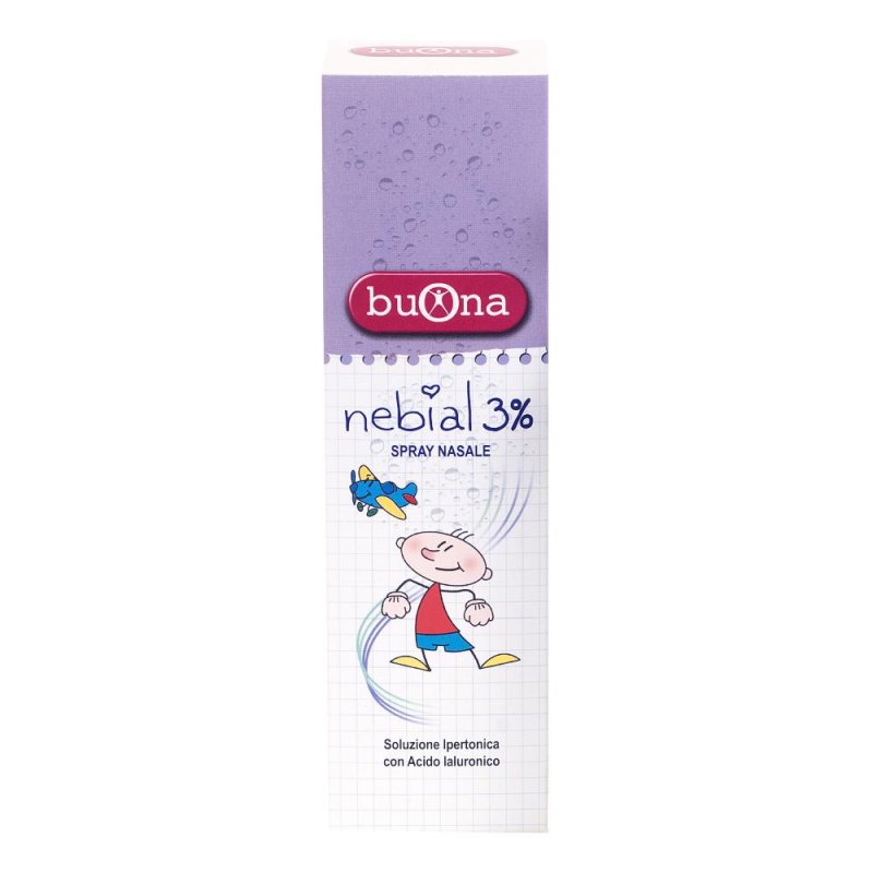 Buona Nebial 3% Spray Nasale - Soluzione Salina Ipertonica 100ml