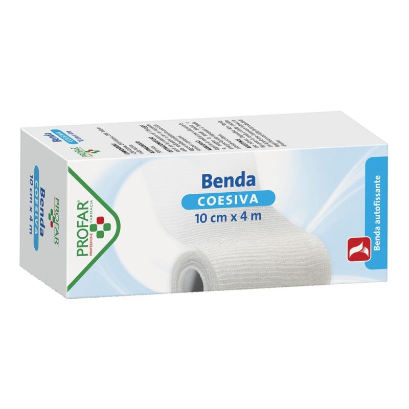 Profar Benda Coesiva Autofissante Misura 10 cm x 4 m 1 Pezzo Profar Benda Coesiva Autofissante Misura 10 cm x 4 m 1 Pezzo
