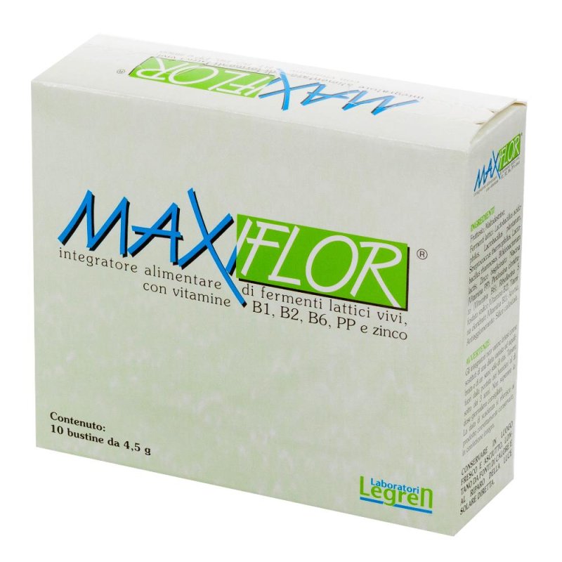 Maxiflor Integratore per il benessere intestinale 20 bustine Maxiflor Integratore per il benessere intestinale 20 bustine