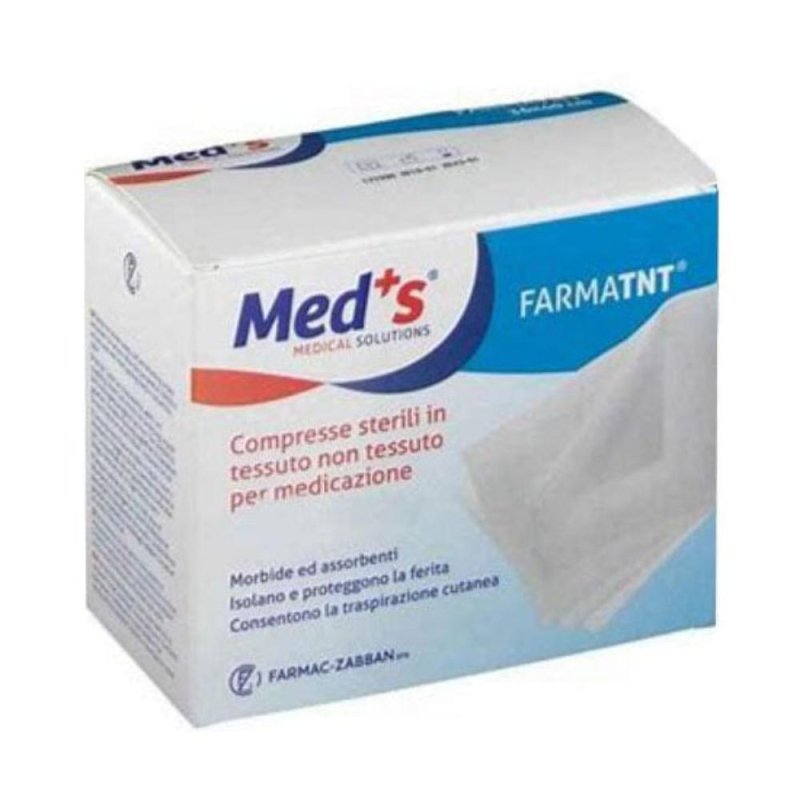 Meds garze TNT sterili 10x10 cm 12 pezzi &ndash; garze sterili non tessute 10x10