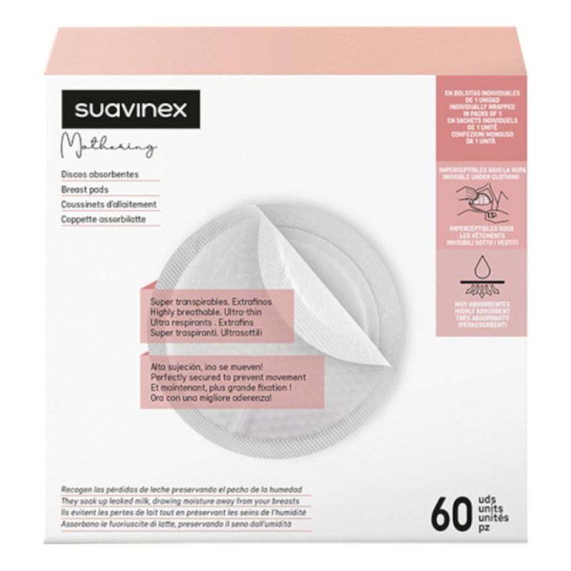 SUAVINEX COPPETTE ASSORBIL 60P SUAVINEX COPPETTE ASSORBIL 60P
