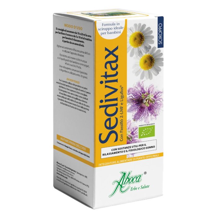 Aboca Sedivitax Pediatric Sciroppo  Integratore Alimentare 220 g