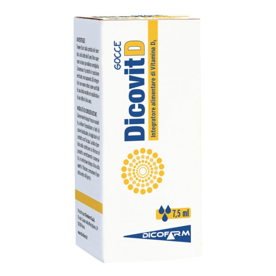 Dicovit D Gocce Integratore Alimentare D3 7,5 ml