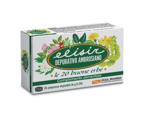 PoolPharma  Apparato Gastroenterico Elisir Ambrosiano Integratore 20 Compr