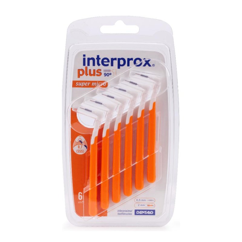 Dentaid Interprox Plus Supermicro Arancio 6 Pezzi Dentaid Interprox Plus Supermicro Arancio 6 Pezzi