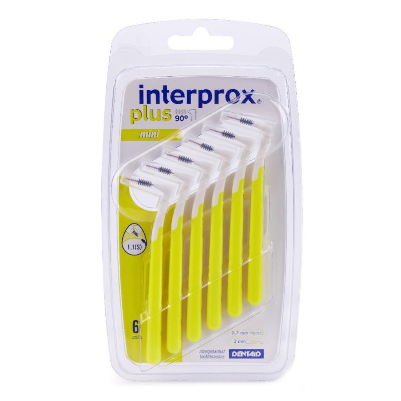 Dentaid Interprox Plus Mini Giallo 6 Pezzi Dentaid Interprox Plus Mini Giallo 6 Pezzi