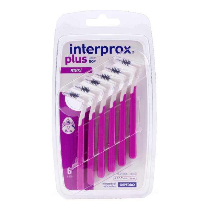 Dentaid Interprox Plus Maxi Viola 6 Pezzi Dentaid Interprox Plus Maxi Viola 6 Pezzi
