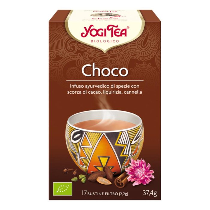 Yogi Tea Choco t&egrave; bio 34 g tisana al cacao e spezie biologica