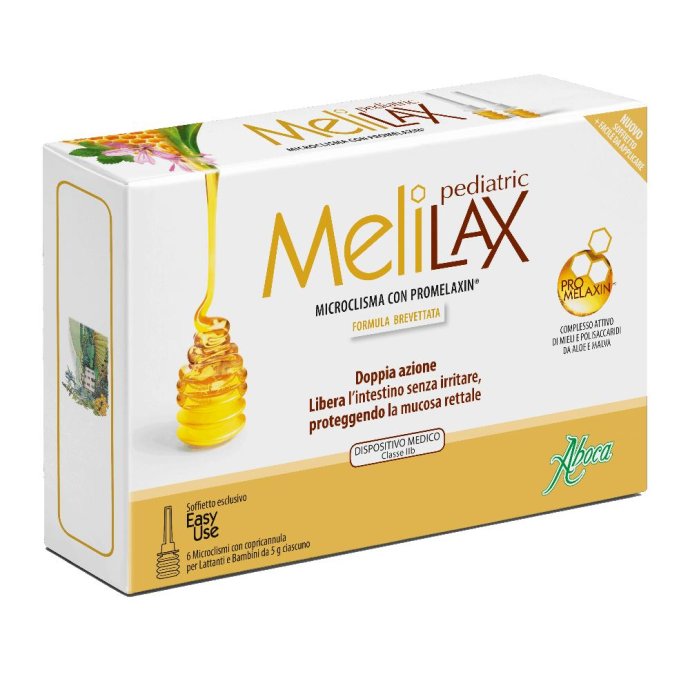 Aboca Melilax Pediatrico Integratore Alimentare 6 Microclismi Aboca Melilax Pediatrico Integratore Alimentare 6 Microclismi