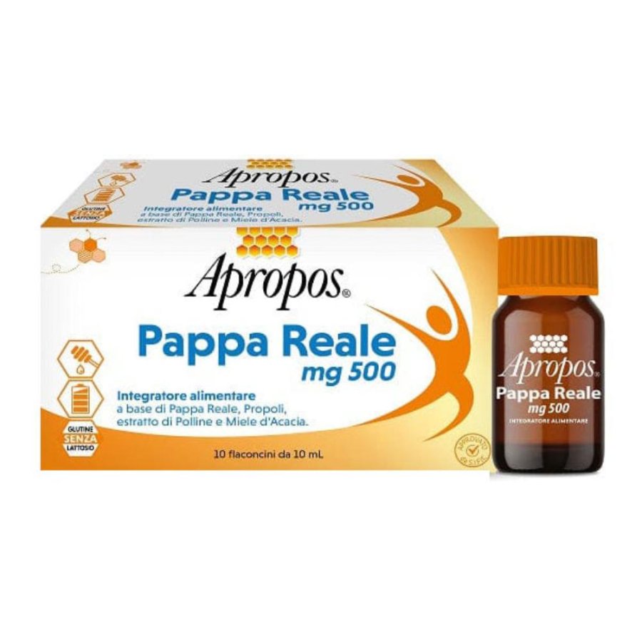 Apropos Protezione Inverno Vita+ Pappa Reale Integratore 10 Flaconcini Apropos Protezione Inverno Vita+ Pappa Reale Integratore 10 Flaconcini