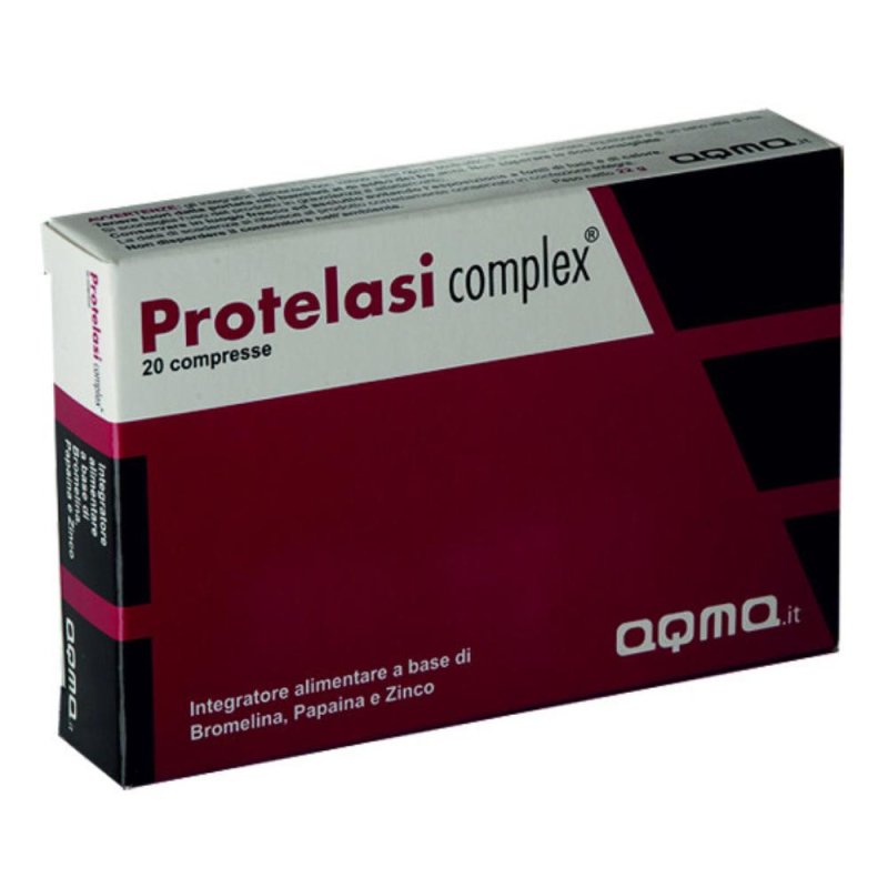 Merqurio Pharma Protelasi Complex Integratore Alimentare 20 compresse Merqurio Pharma Protelasi Complex Integratore Alimentare 20 compresse