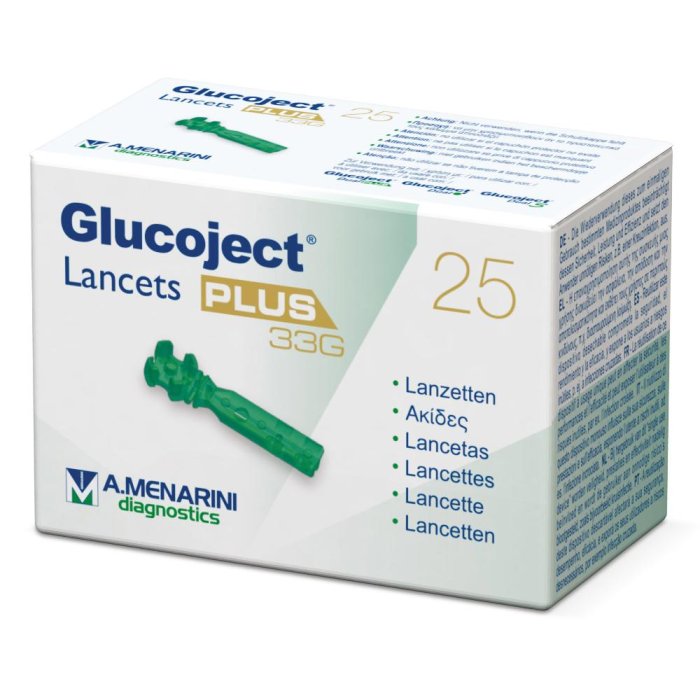 A.Menarini Glucoject Lancets Plus G33 25P A.Menarini Glucoject Lancets Plus G33 25P