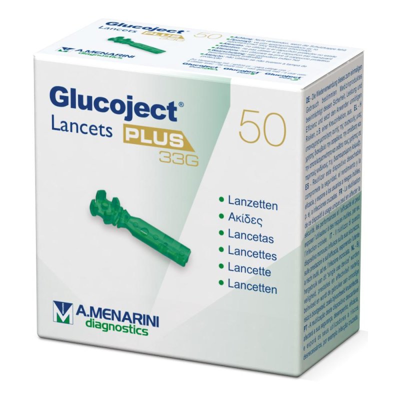 A.menarini Diagnostics Lancette Pungidito Glucojet Plus Gauge 33 50 Pezzi A.menarini Diagnostics Lancette Pungidito Glucojet Plus Gauge 33 50 Pezzi