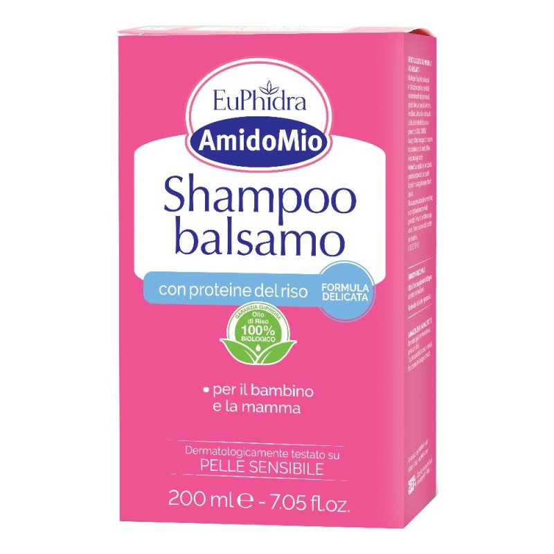 EuPhidra AmidoMio Shampoo Balsamo 2 in 1 Pelli Sensibili 200 ml EuPhidra AmidoMio Shampoo Balsamo 2 in 1 Pelli Sensibili 200 ml