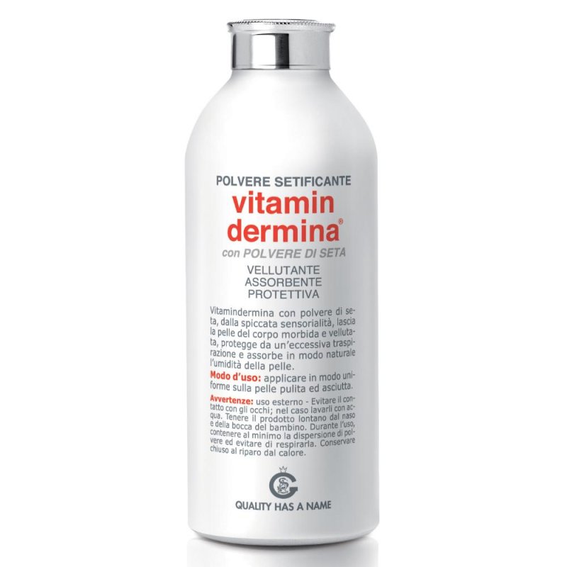 Vitamindermina Corpo Trattamento Setificante e Assorbente in Polvere 100 g Vitamindermina Corpo Trattamento Setificante e Assorbente in Polvere 100 g