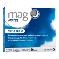 Mag Notte Integratore di Vitamine e Minerali 24 Bustine Vitamine e Minerali Sanofi Aventis  