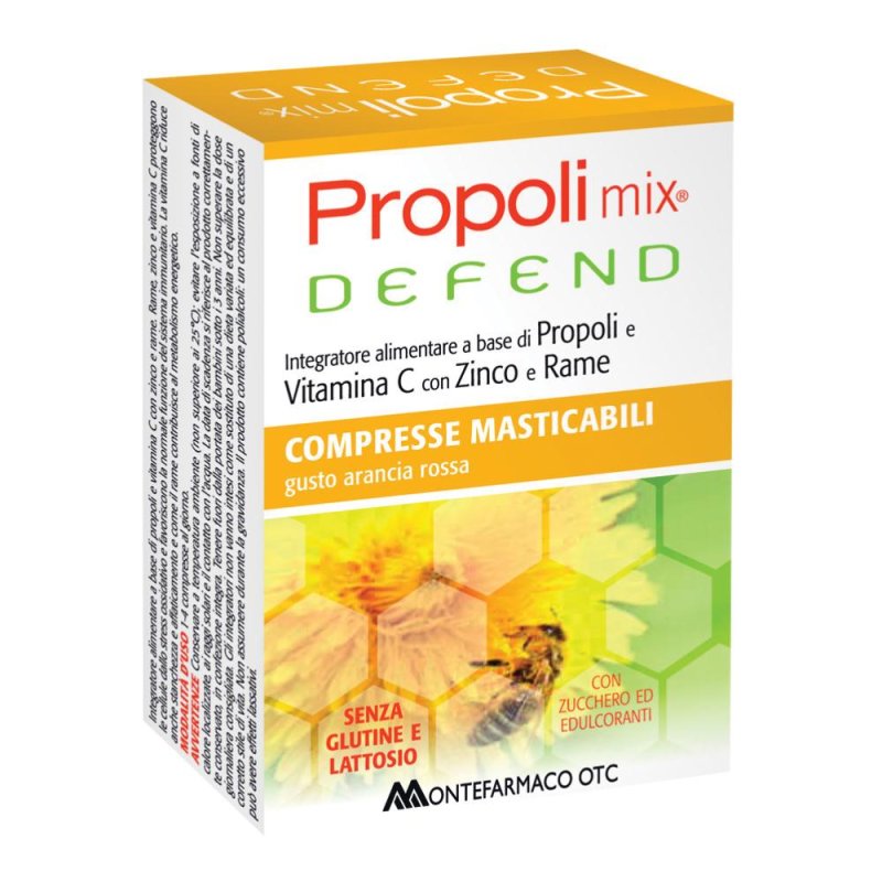 Specchiasol Propoli Mix Defend Integratore Difese Immunitarie 30 Compresse per Adulti Specchiasol Propoli Mix Defend Integratore Difese Immunitarie 30 Compresse per Adulti