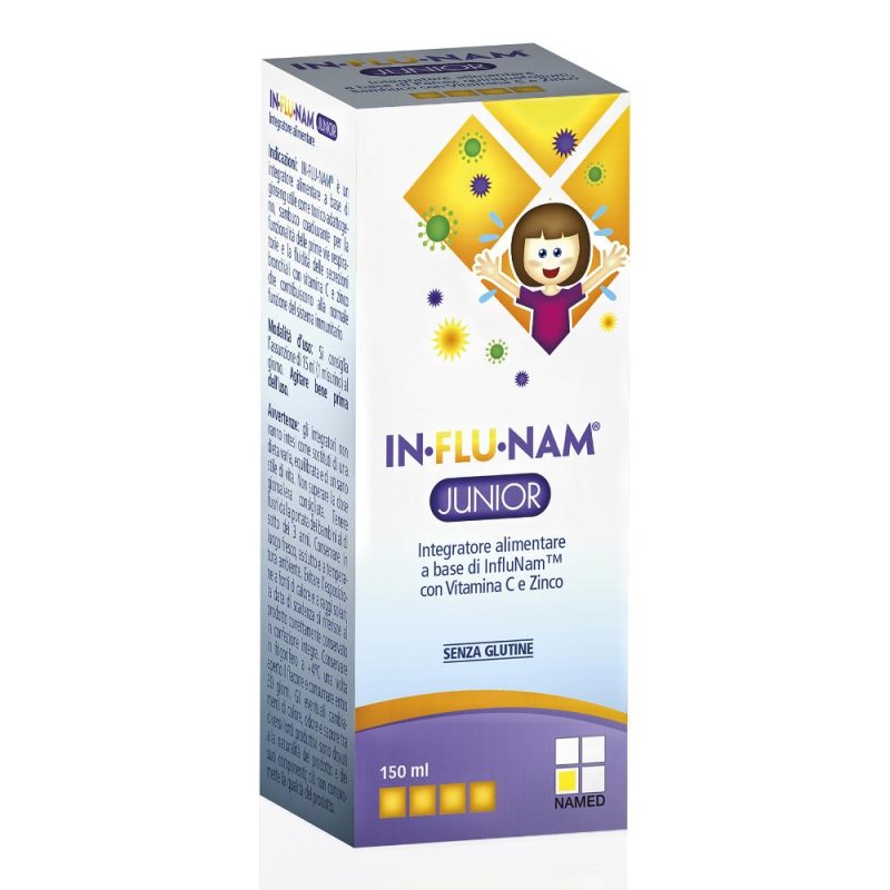 Named Difese Immunitarie Influnam Bambini Integratore Alimentare 150 ml Named Difese Immunitarie Influnam Bambini Integratore Alimentare 150 ml