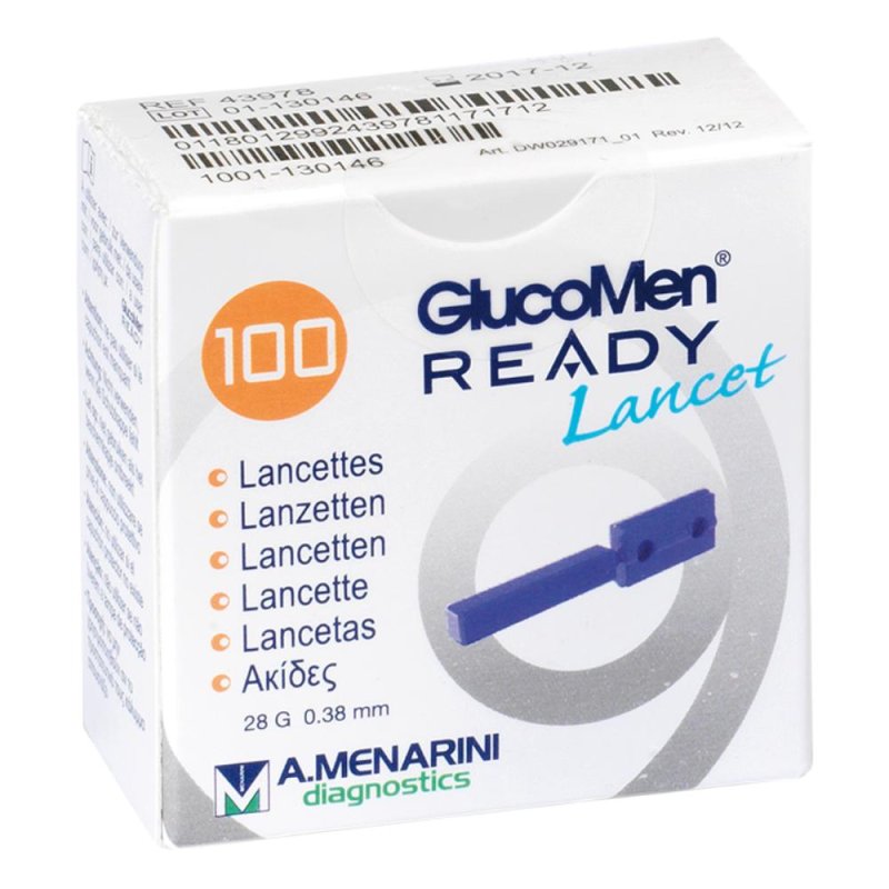 A.menarini Lancette Pungidito Glucomen Ready Lancet 100 Pezzi A.menarini Lancette Pungidito Glucomen Ready Lancet 100 Pezzi