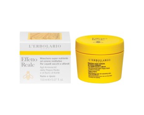 L'Erbolario Linea Capelli Effetto Reale Maschera Nutriente Restitutiva 150 ml