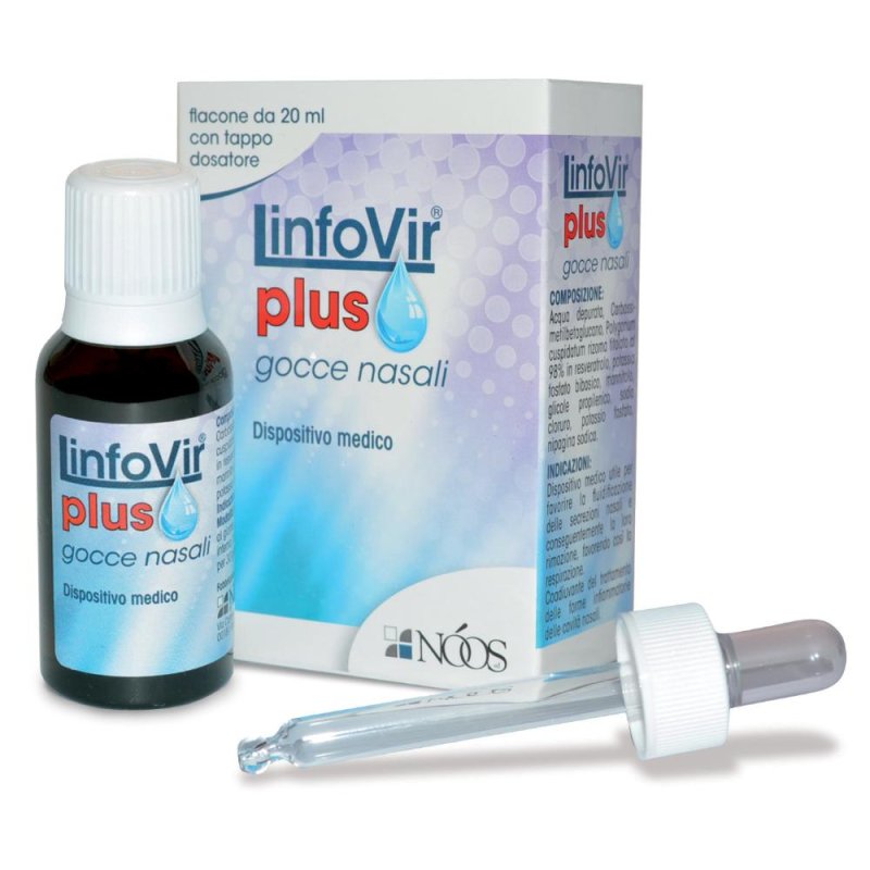 Linfovir Plus Gocce Nasali Decongestionanti e Antinfiammatorie 20 ml Linfovir Plus Gocce Nasali Decongestionanti e Antinfiammatorie 20 ml