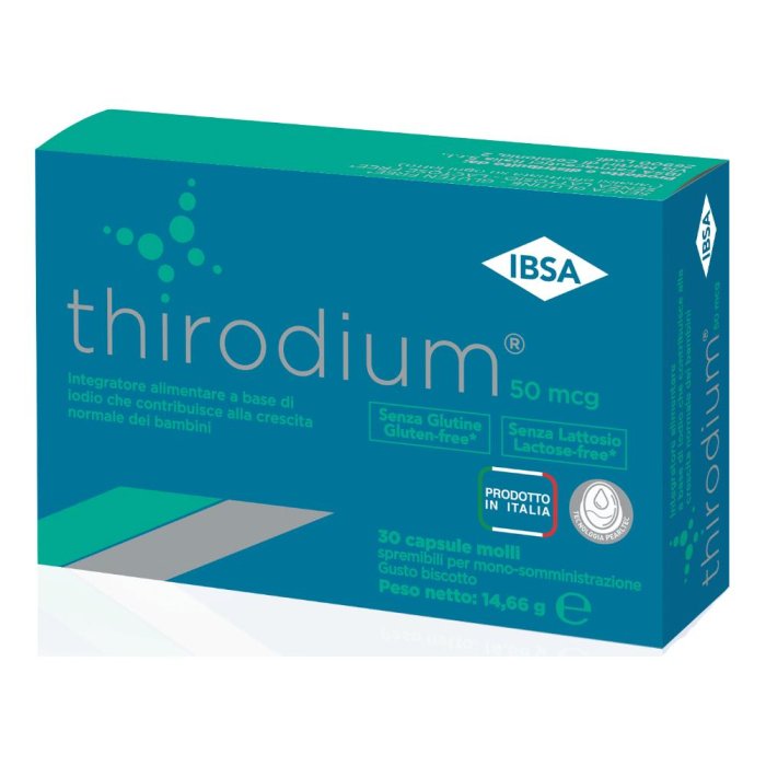 Thirodium 50mcg 30 Capsule Spremibili Mono-somministrazione 7,54 G Thirodium 50mcg 30 Capsule Spremibili Mono-somministrazione 7,54 G