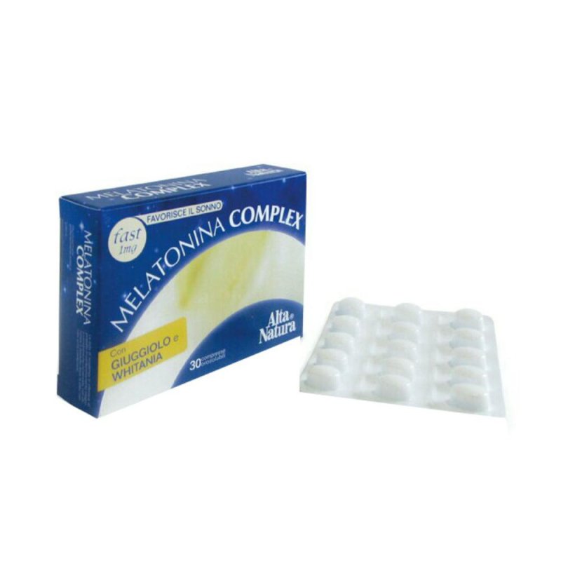 Fast Melatonina Complex integratore alimentare 30 compresse da 500 mg Fast Melatonina Complex integratore alimentare 30 compresse da 500 mg