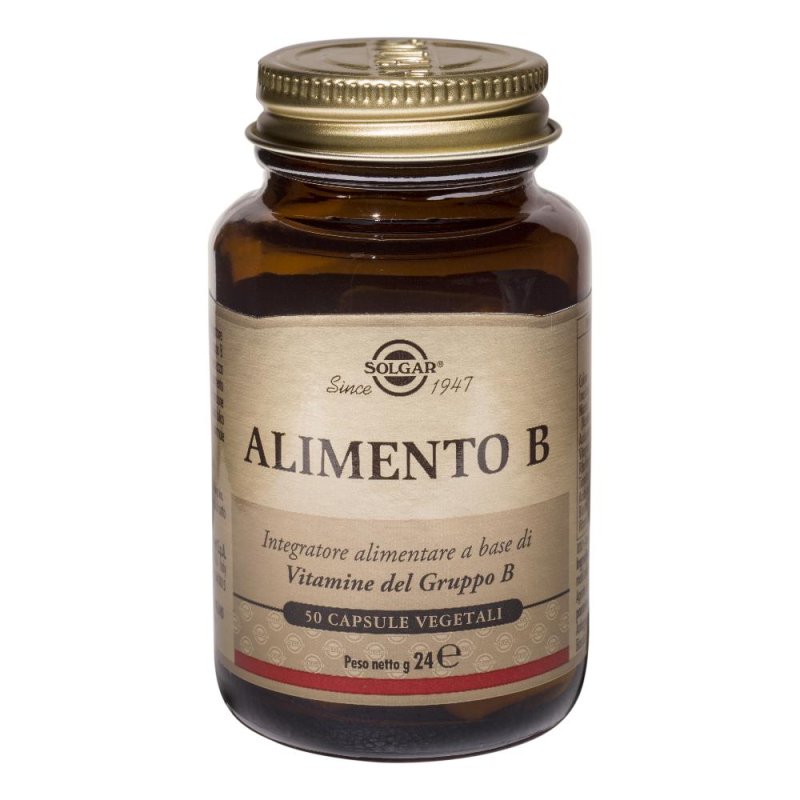 Solgar  Vitamine e Minerali Alimento B Integratore Alimentare 50 Capsule