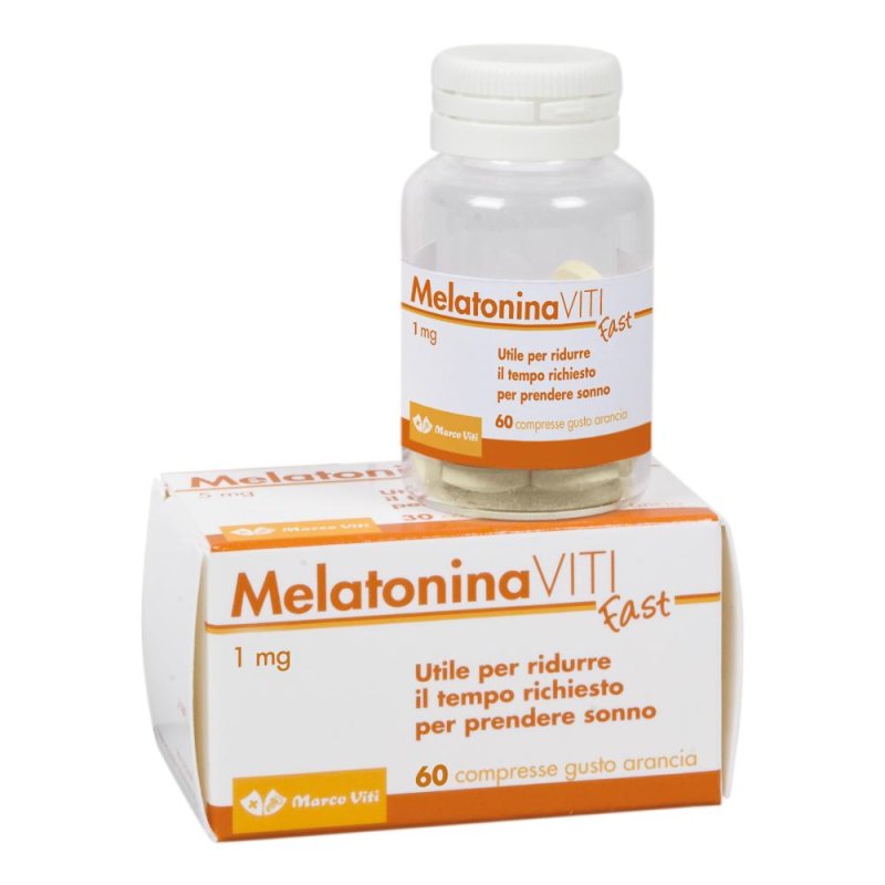 Marco Viti  Sonno e Relax Melatonina Fast 1mg Integratore 60 Compresse