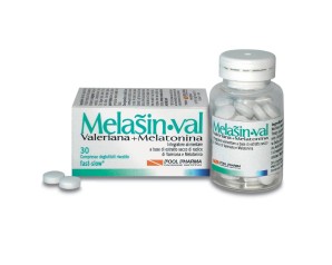 Melasin  Sonno e Serenità Val Integratore Alimentare Valeriana 30 Compresse