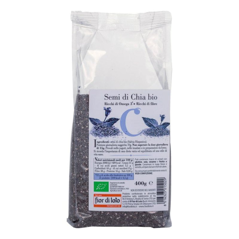 Il Fior di Loto Semi Di Chia Biologici 400 g